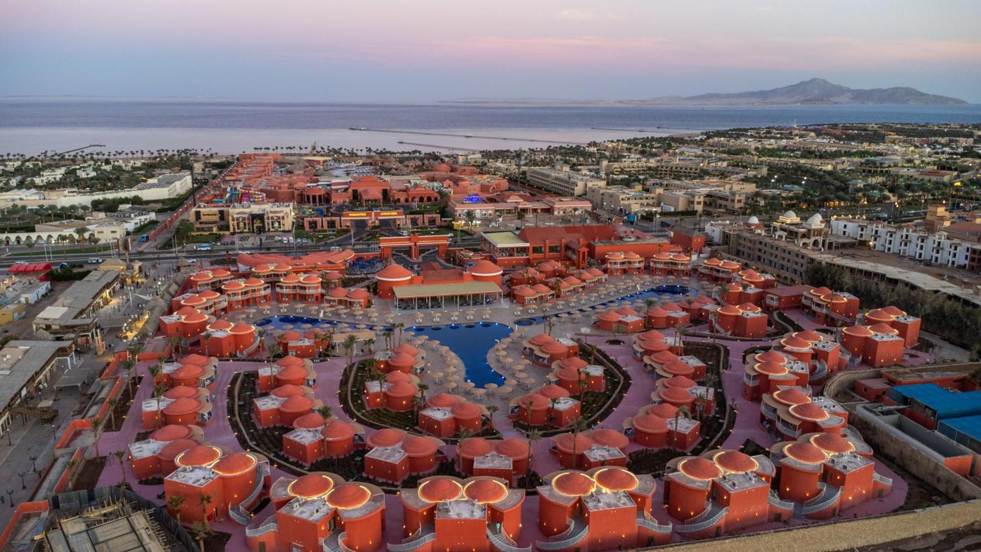 Pickalbatros Laguna Club Resort Sharm El Sheikh מראה חיצוני תמונה Aerial view of the resort