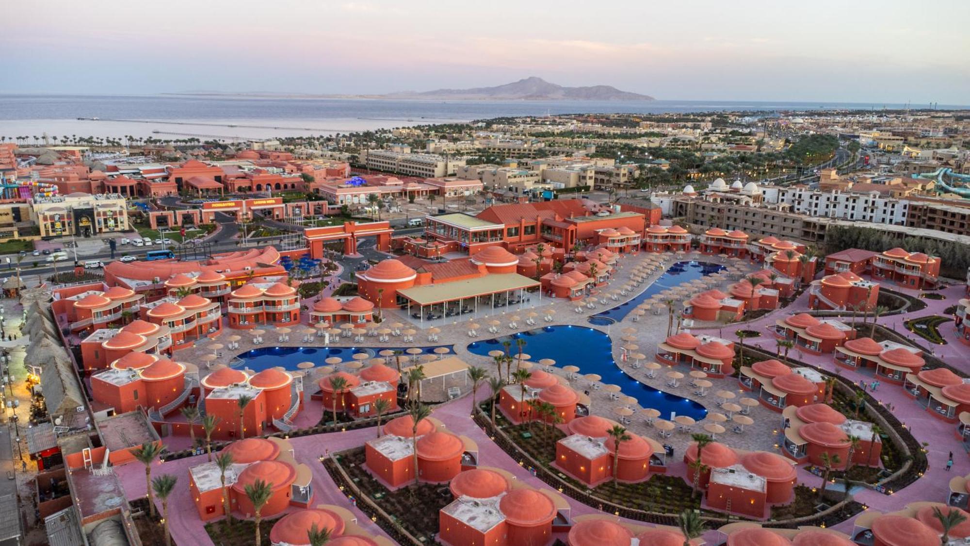 Pickalbatros Laguna Club Resort Sharm El Sheikh מראה חיצוני תמונה Aerial view of the resort