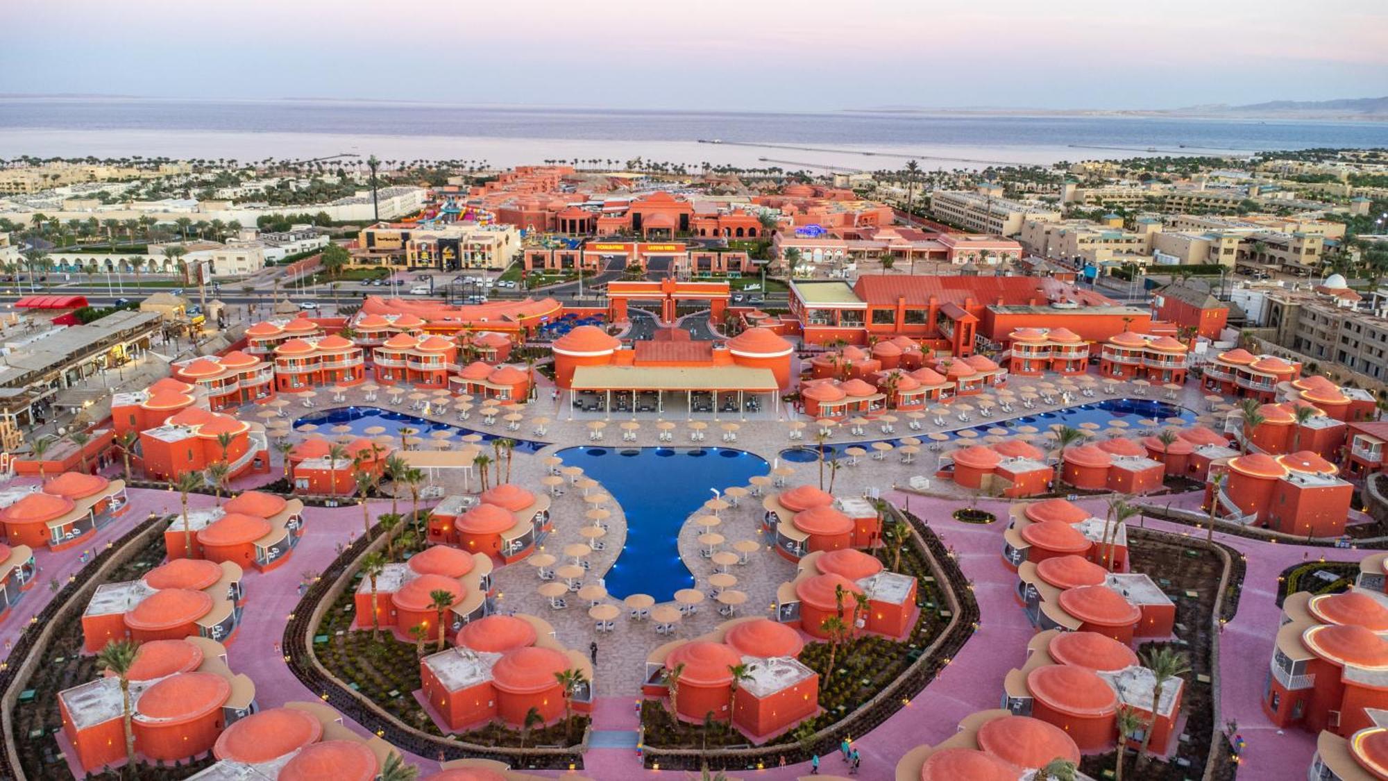 Pickalbatros Laguna Club Resort Sharm El Sheikh מראה חיצוני תמונה Aerial view of the resort