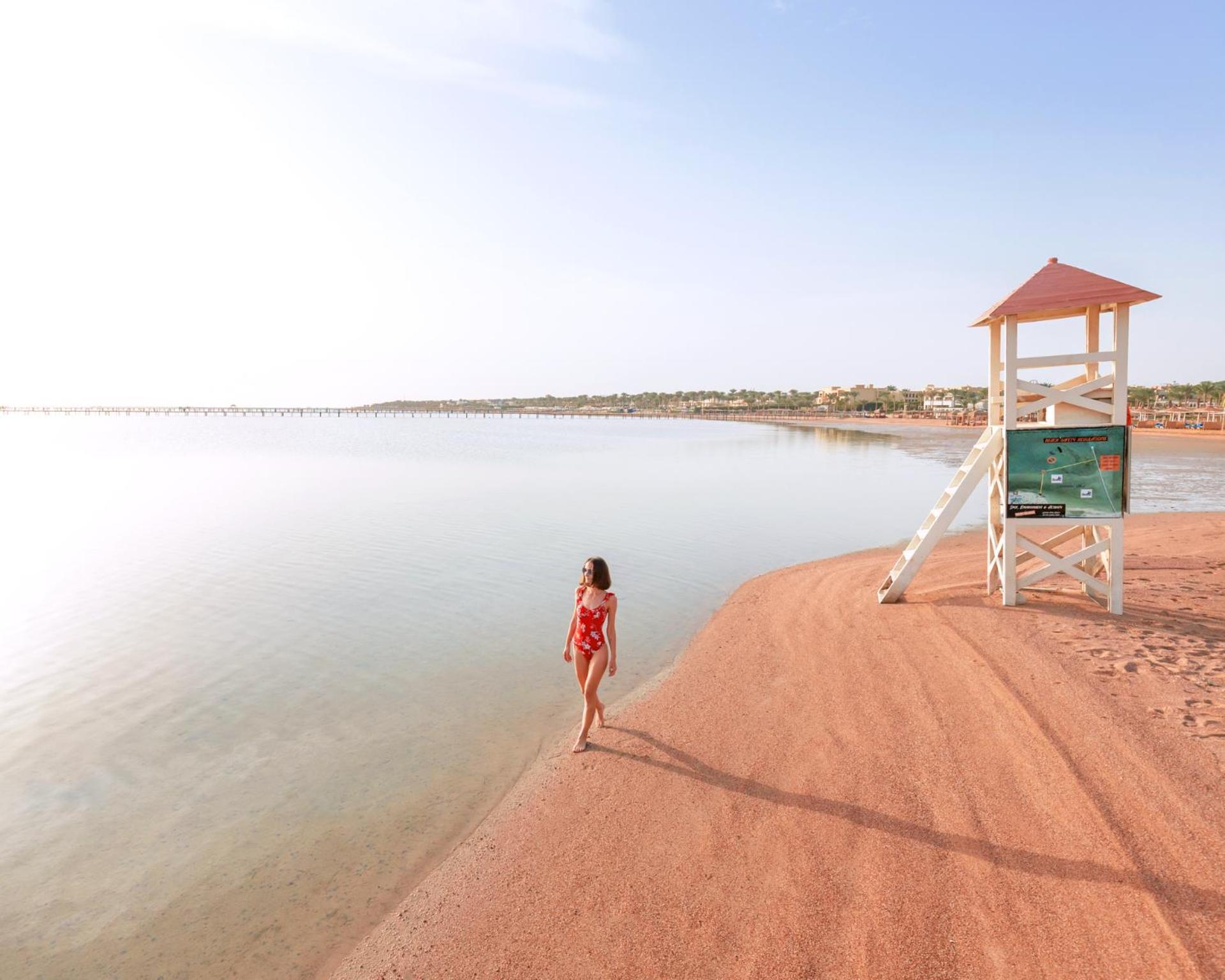 Pickalbatros Laguna Club Resort Sharm El Sheikh מראה חיצוני תמונה The beach at the dam